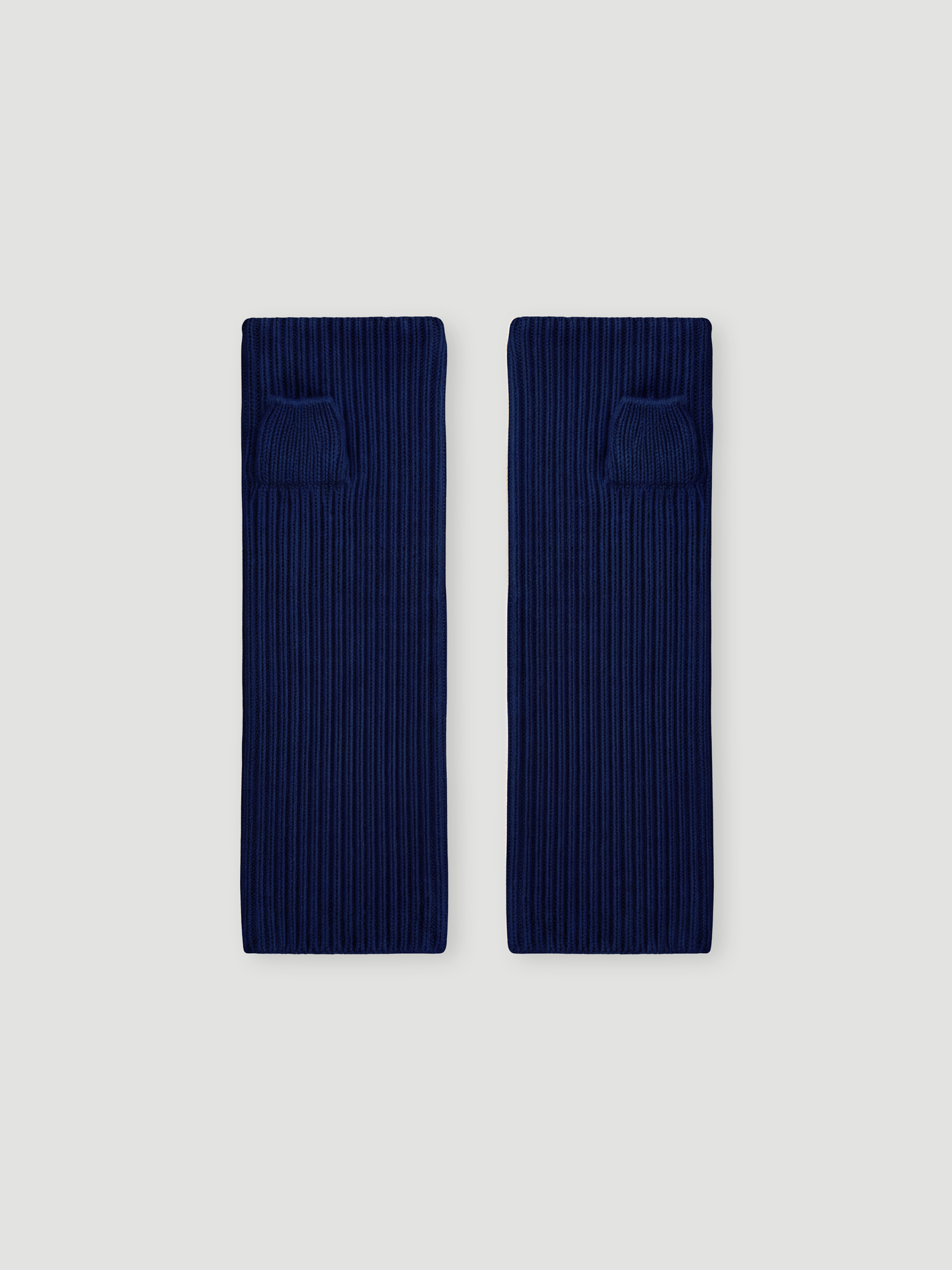 mitaines leopoldine - Cachemire épais - navy