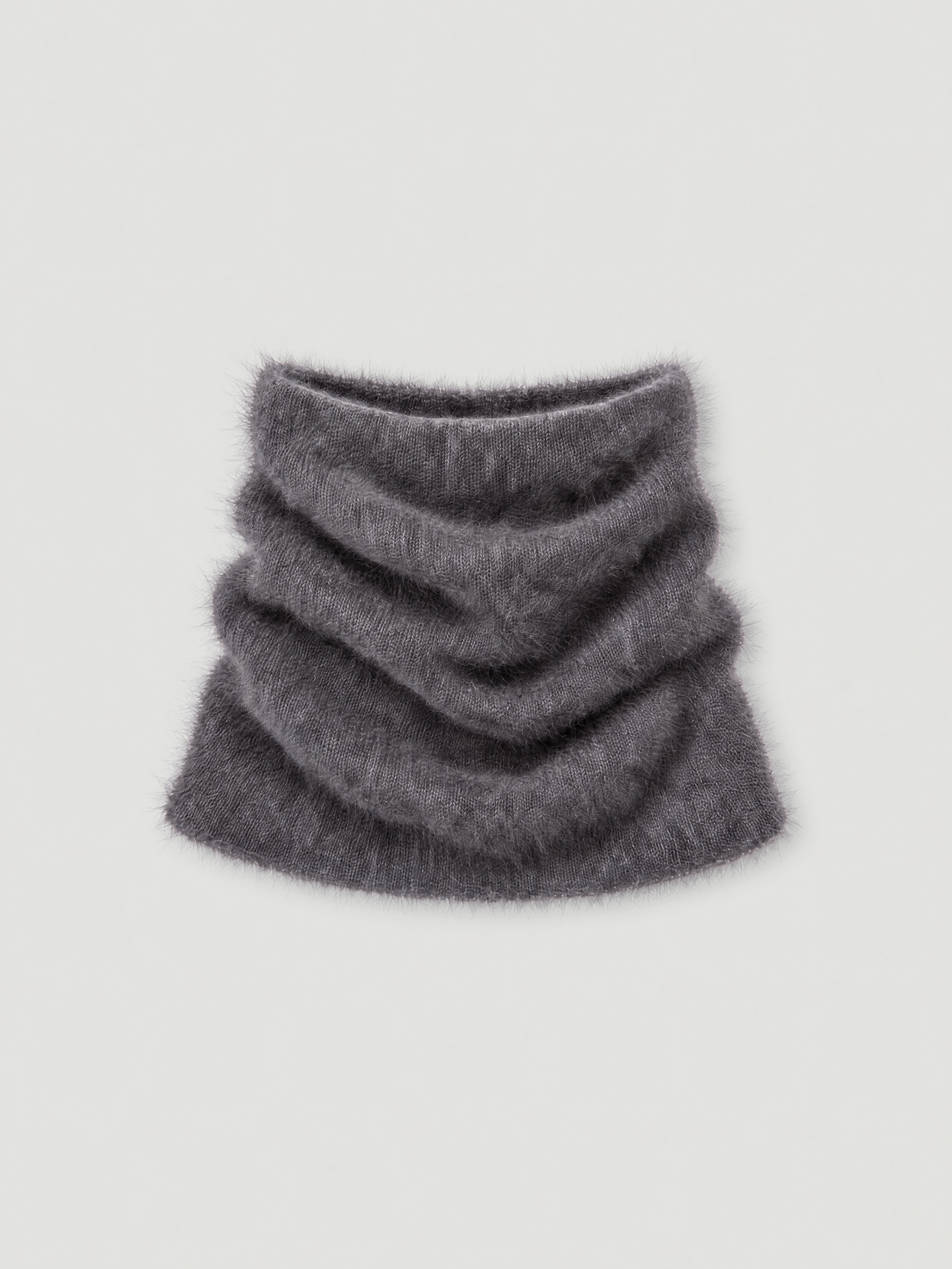 tour de cou litha - Cachemire brossé - dark heather grey