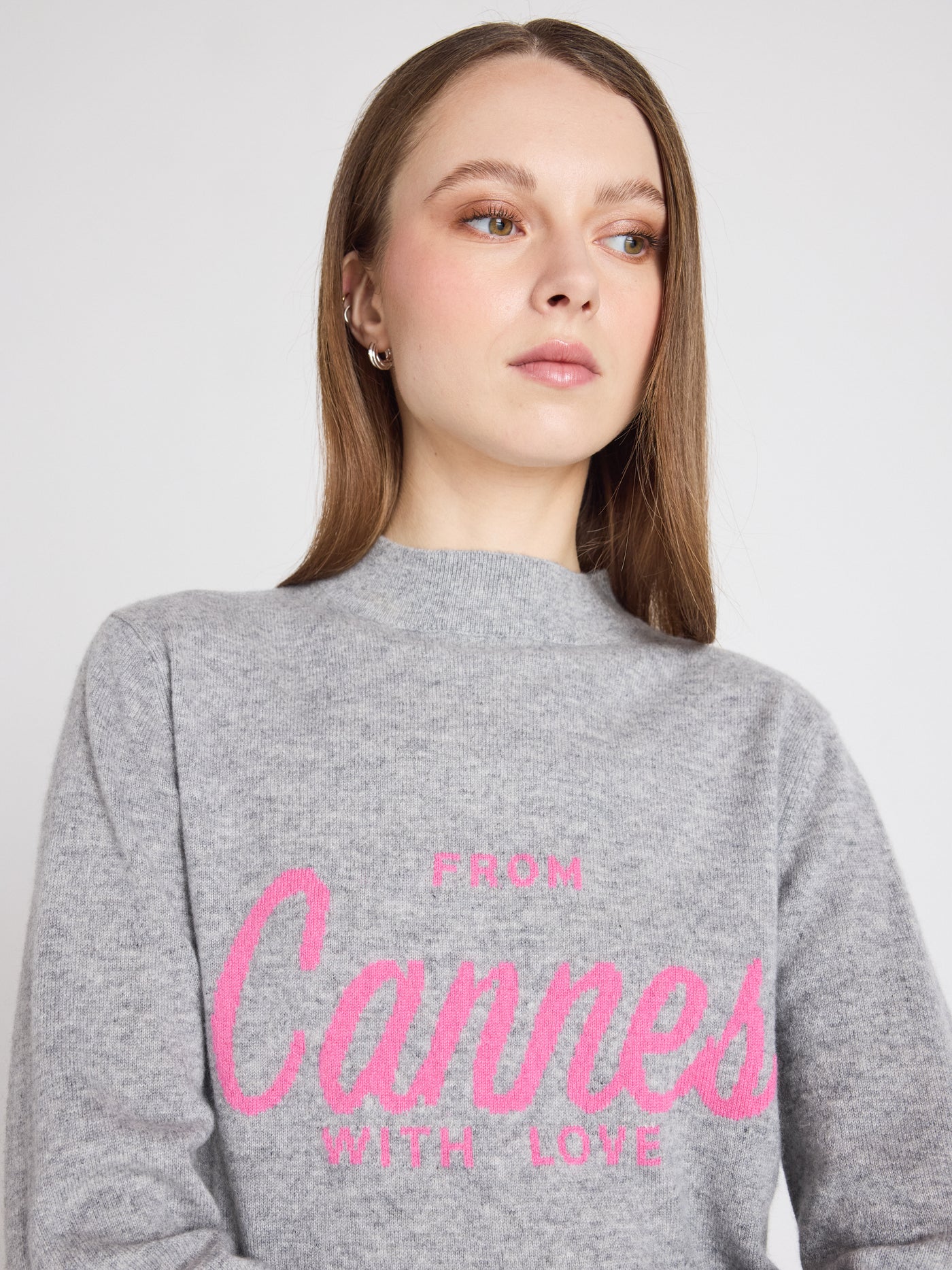 lover - Pull 100% cachemire - pink