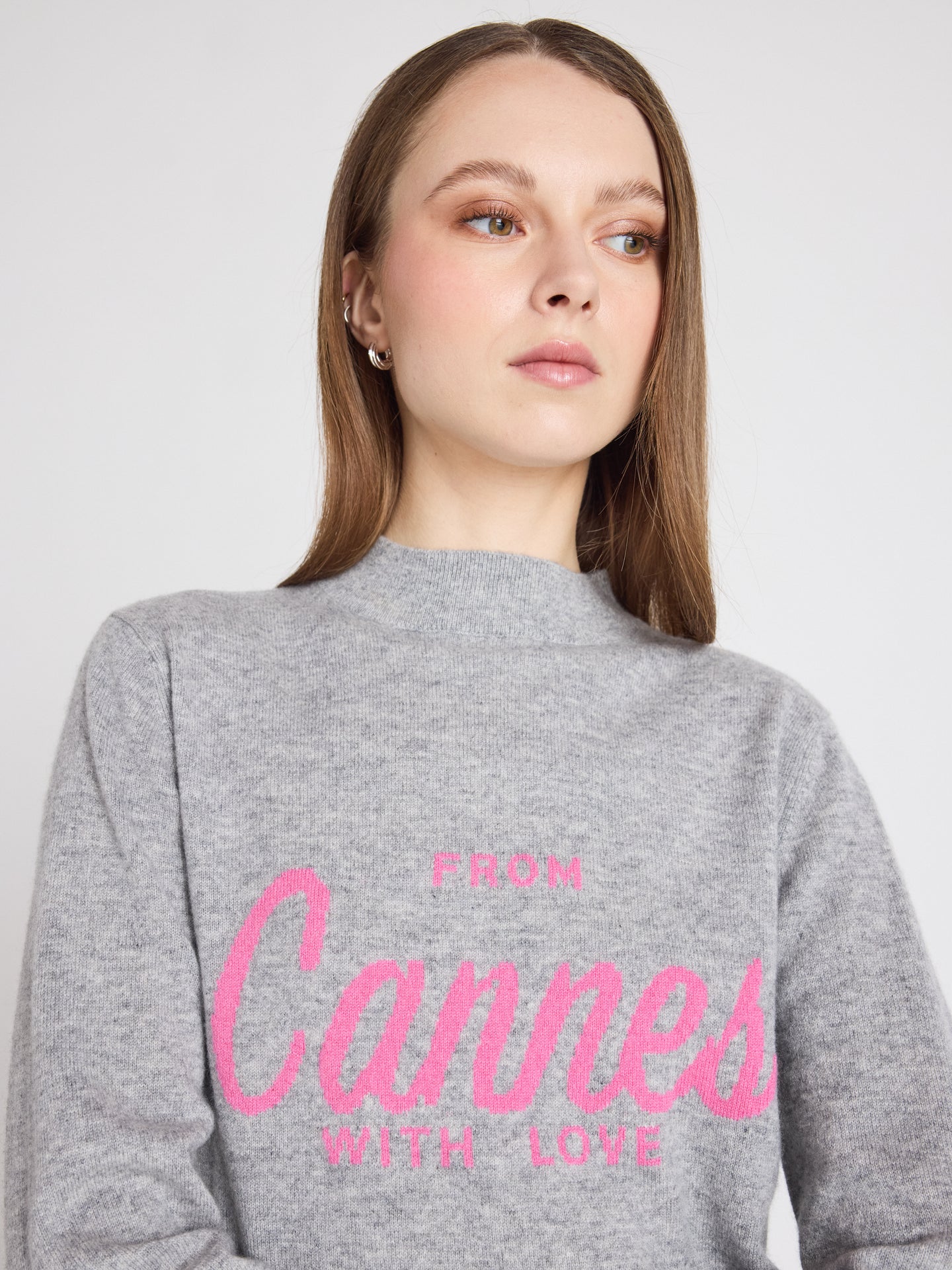 lover - Pull 100% cachemire - pink