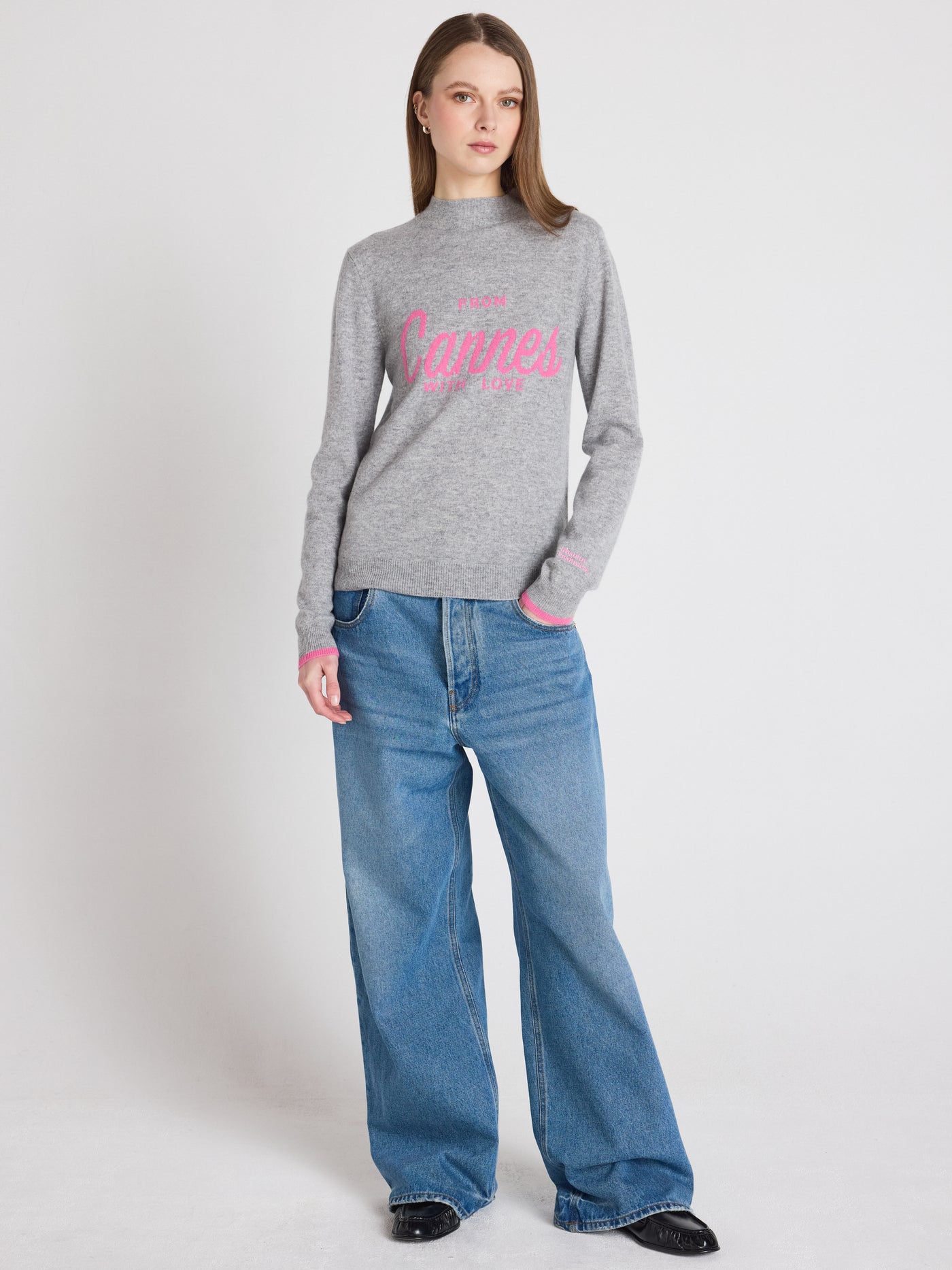lover - Pull 100% cachemire - pink