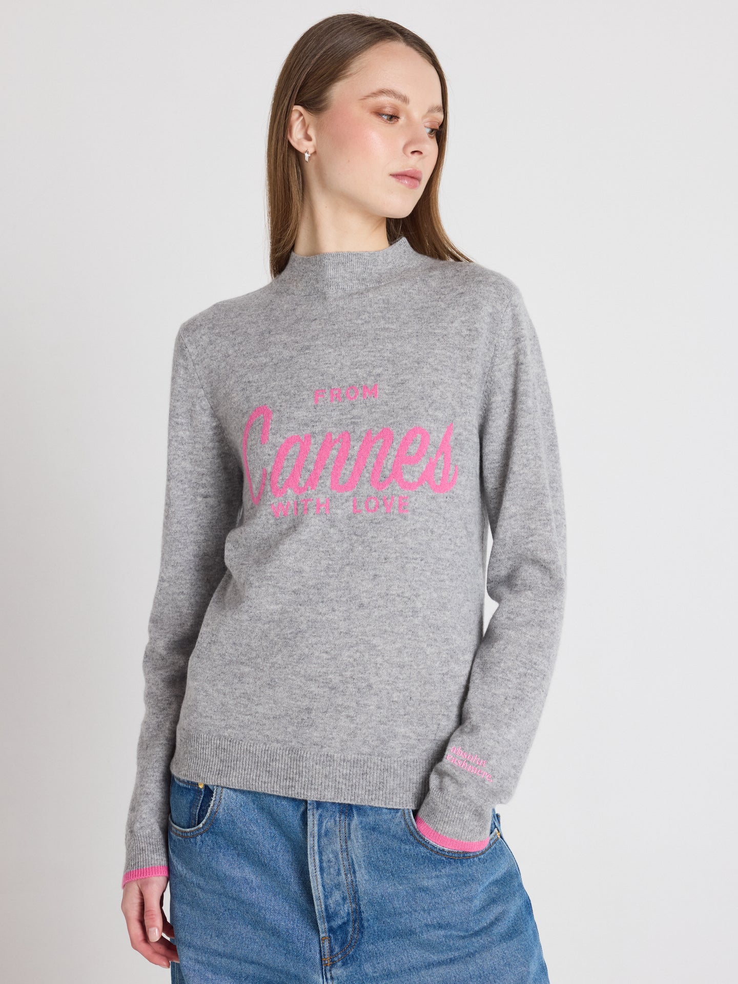 lover - Pull 100% cachemire - pink