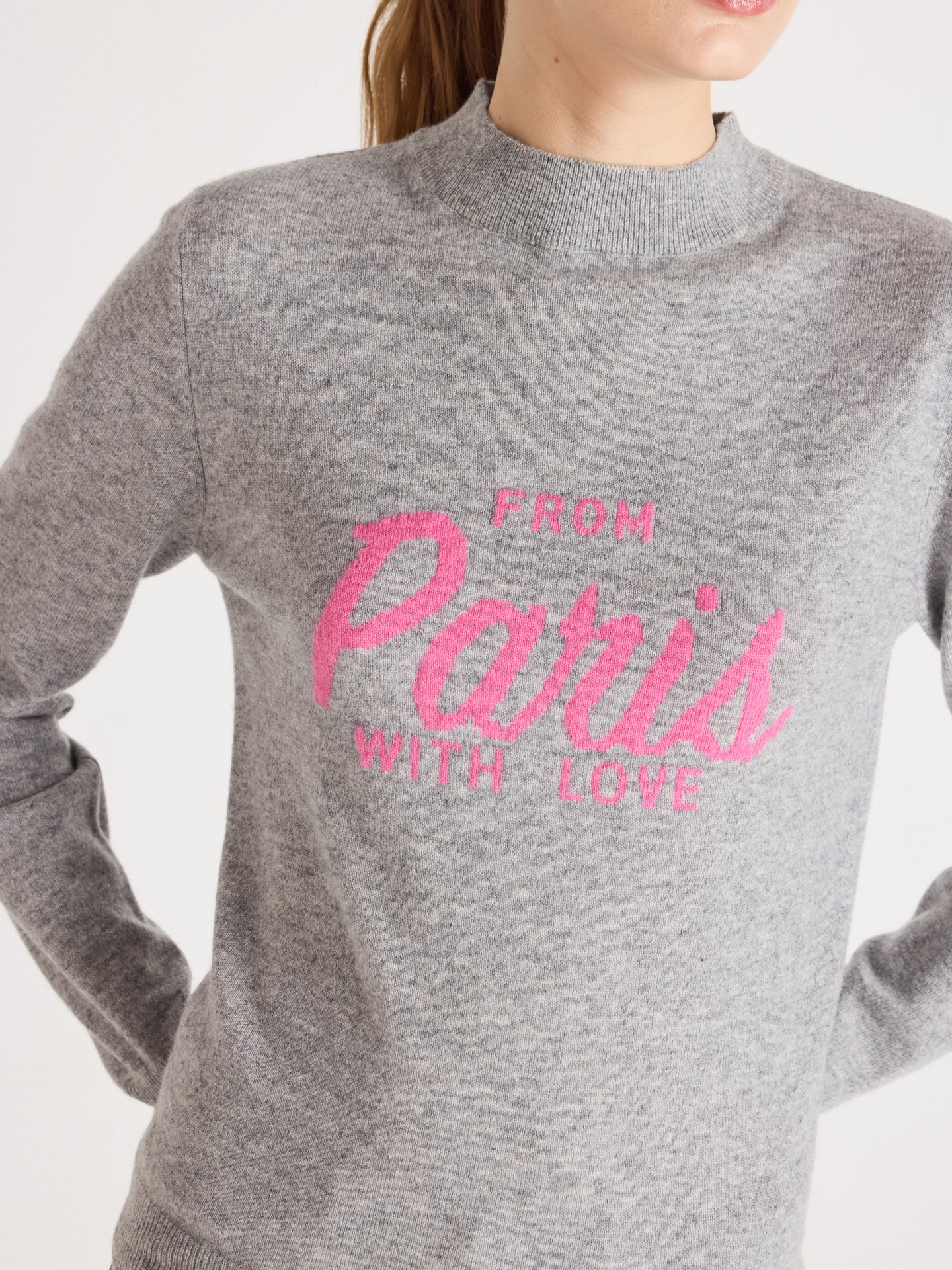 lover - Pull 100% cachemire - pink