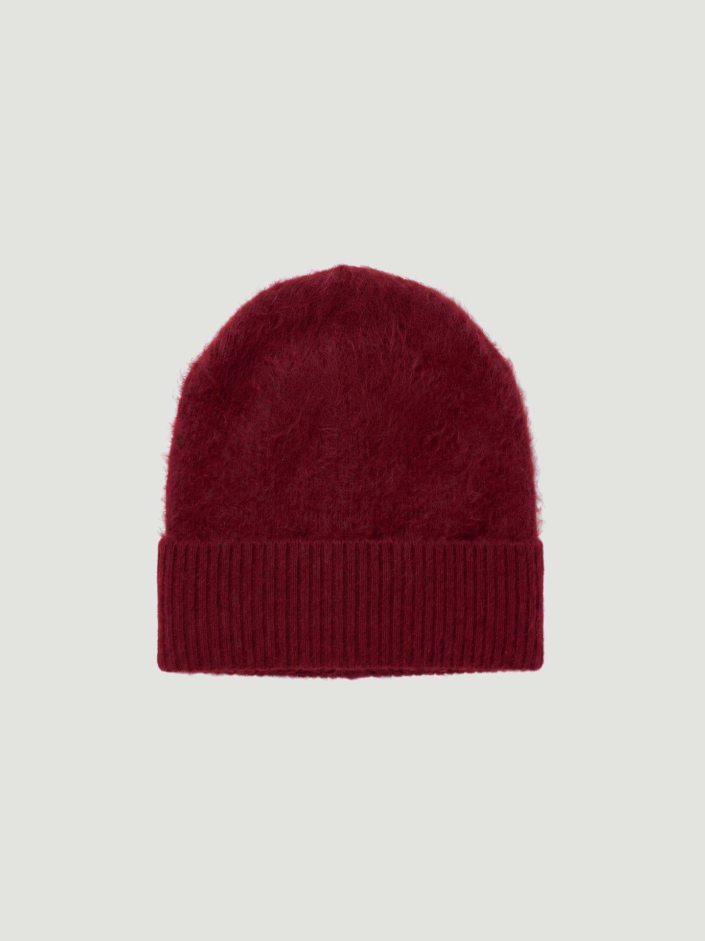 bonnet moira - Gebürsteter Kaschmir - burgundy