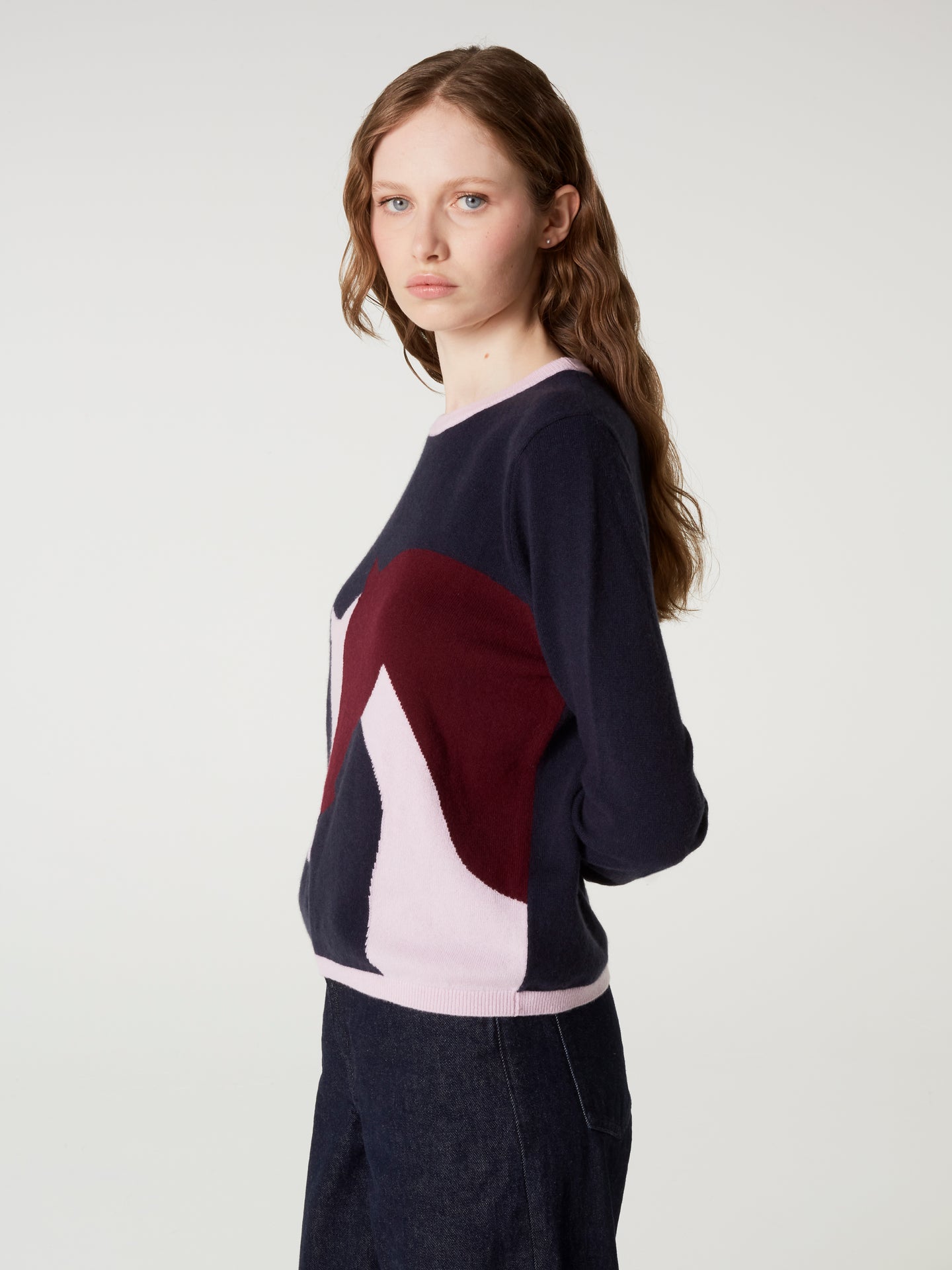 pull haras - Cachemire - navy