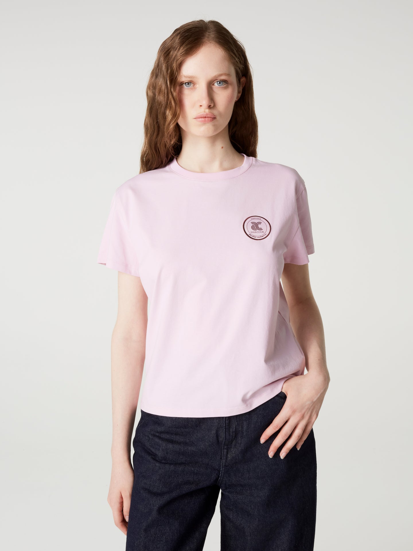 t-shirt paddock - Coton - baby pink