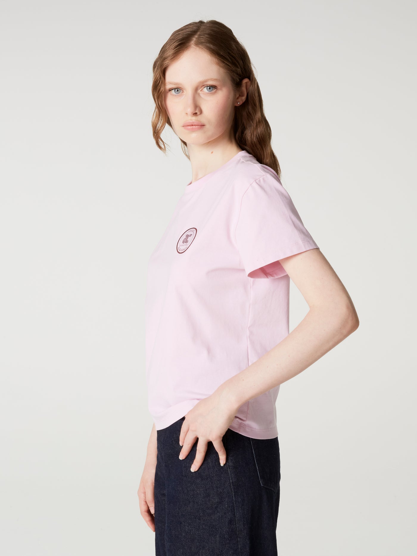 t-shirt paddock - Coton - baby pink