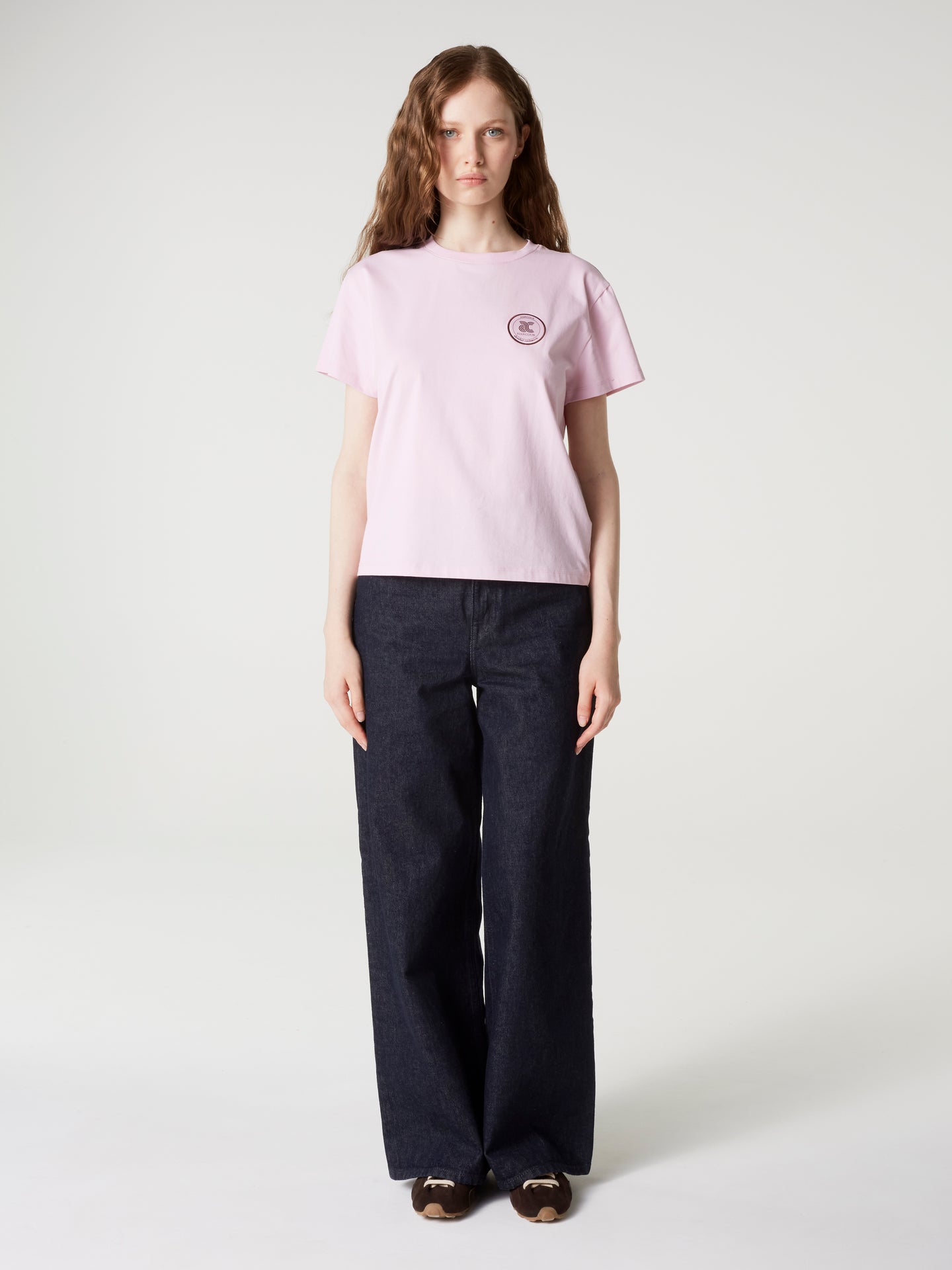 t-shirt paddock - Coton - baby pink